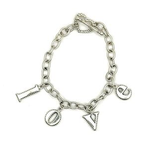 Lagos LOVE Silver Charm Bracelet